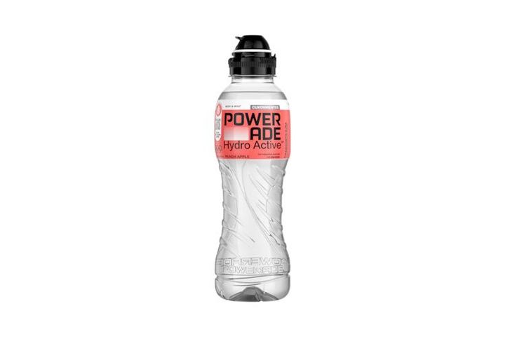 Powerade Hydro Active szénsavmentes, barack- és almaízű, cukormentes ital 500 ml