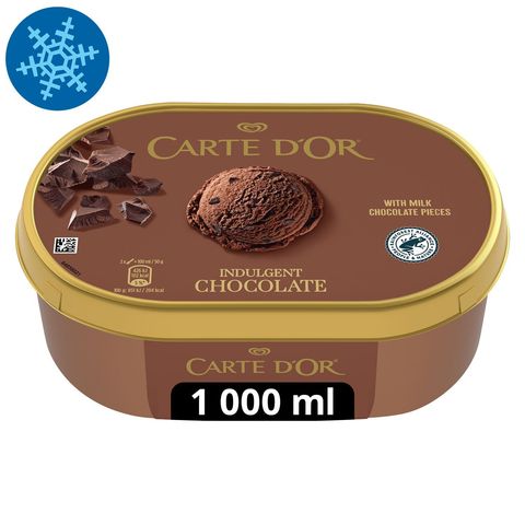 Carte D'Or Indulgent Chocolate with Milk Chocolate Pieces 1000 ml