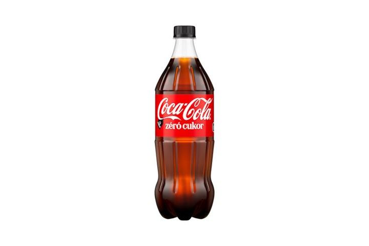 Coca-Cola zéró cukor colaízű energiamentes szénsavas üdítőital édesítőszerekkel 1 l