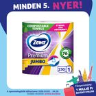 Zewa Premium Jumbo háztartási papírtörlő 3 rétegű 1 tekercs