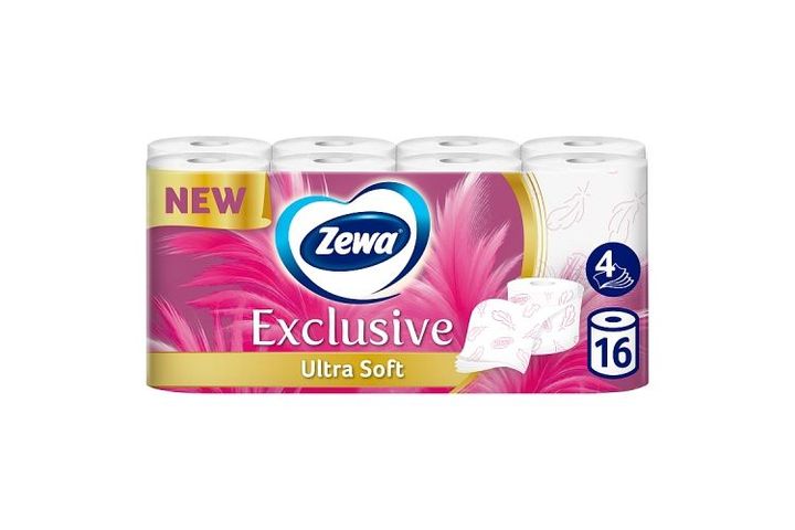 Zewa Exclusive Ultra Soft toalettpapír 4 rétegű 16 tekercs