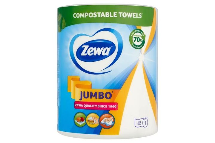 Zewa Jumbo háztartási papírtörlő 2 rétegű 1 tekercs