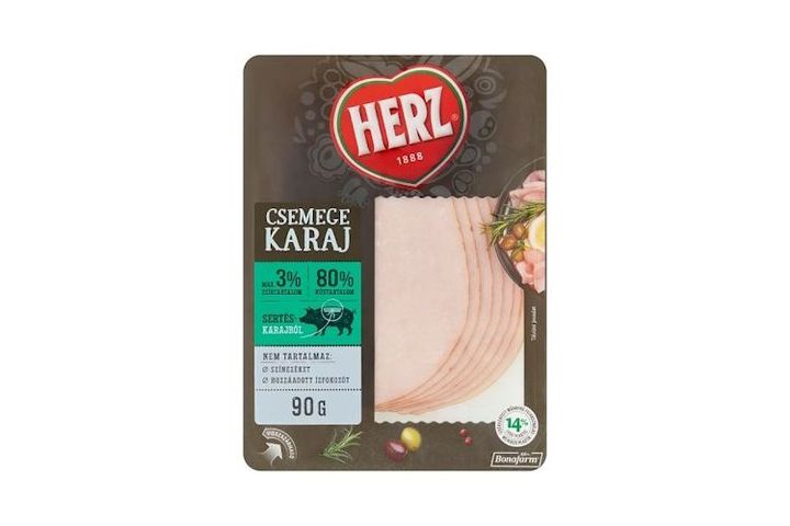 HERZ szeletelt csemege karaj 90 g