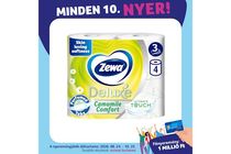 Zewa Deluxe Camomile Comfort Toilet Paper 3 Ply 4 Rolls