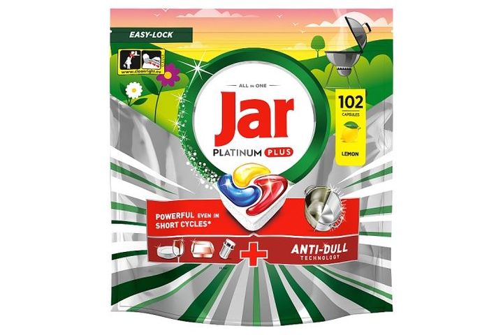 Jar Platinum Plus Lemon Mosogatókapszula,102 darab