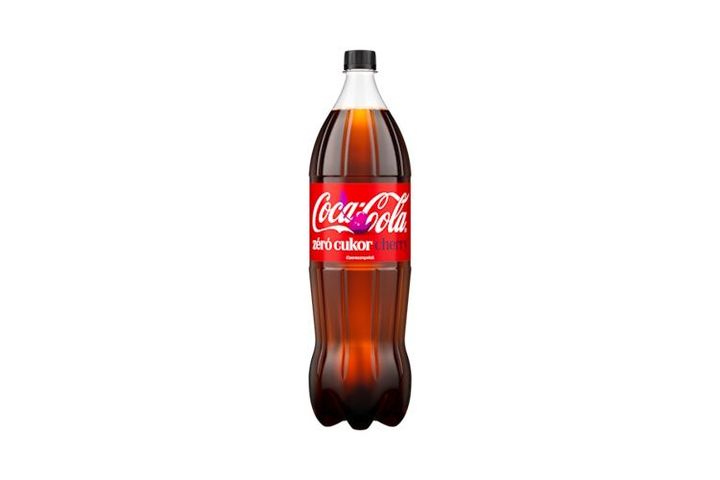 Coca-Cola Zero Cherry Cola-Flavored, Energy-Free, Carbonated Soft Drink with Sweeteners 1,75 l