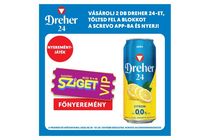 Dreher 24 Lemon Non-Alcoholic Light Beer and Lemon-Flavored Drink Mix 0,0% 0,5 l