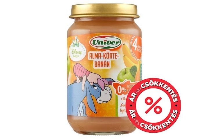 Univer alma-körte-banán bébidesszert 4 hónapos kortól 163 g