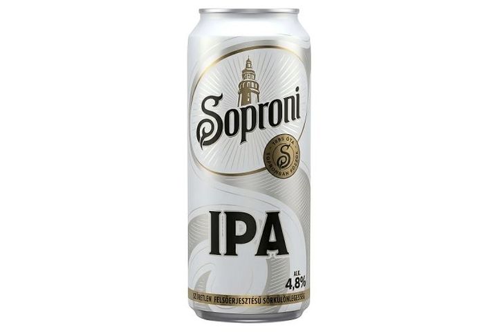 Soproni IPA szűretlen felsőerjesztésű sörkülönlegesség 4,8% 500 ml