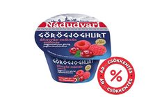 Nádudvari áfonyás-málnás élőflórás görögjoghurt 180 g