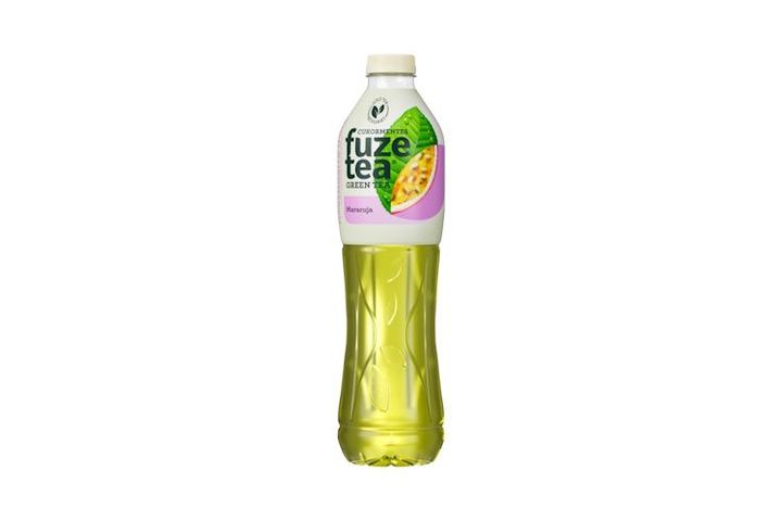 Fuze Tea Non-Carbonated Passion Fruit Flavored Soft Drink with Green Tea Extract & Sweeteners 1,5 l