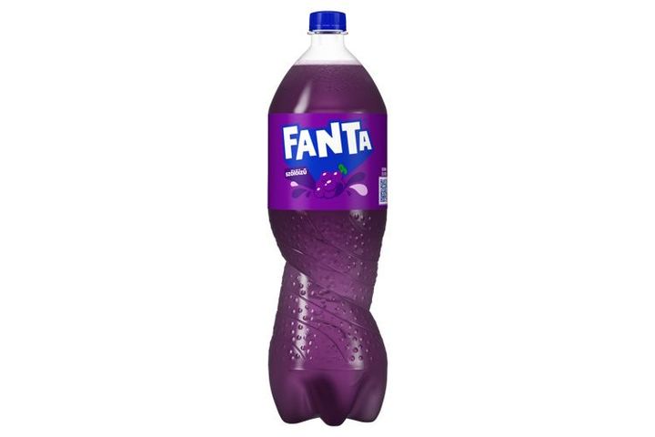 Fanta Grape-Flavored Carbonated Soft Drink with Sugar and Sweeteners 1,75 l
