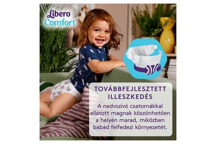 Libero Comfort Nappies, Size 3, 5-9 kg 3 x 58 pcs