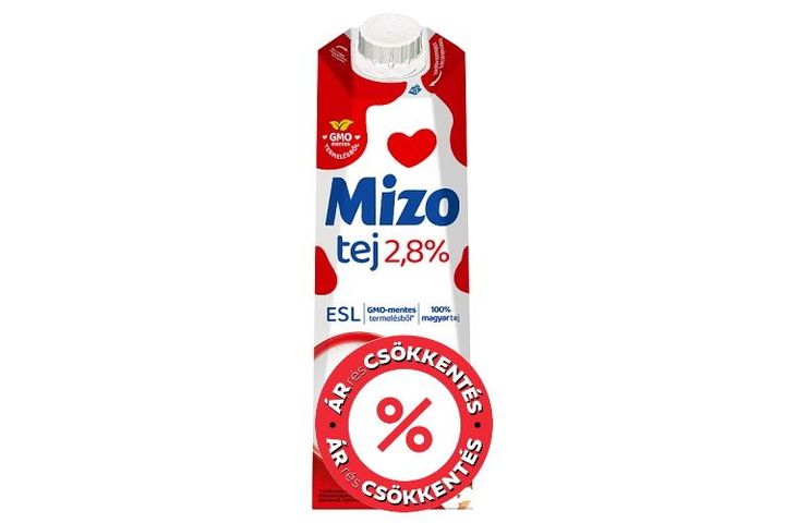 Mizo ESL Semi-Fat Milk 2,8% 1 l