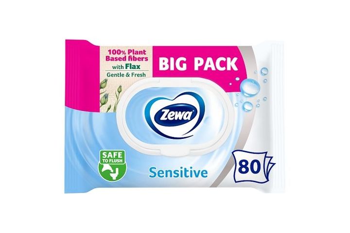 Zewa Sensitive Bigpack nedves toalettpapír 80 db