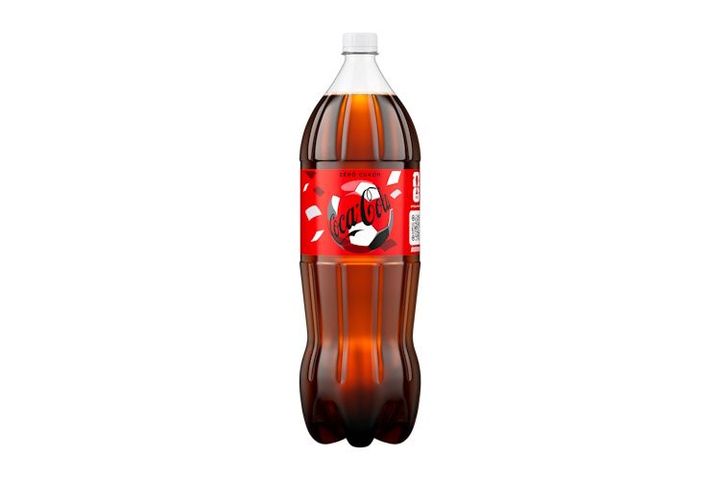 Coca-Cola Zéro colaízű energiamentes szénsavas üdítőital édesítőszerekkel 2,25 l