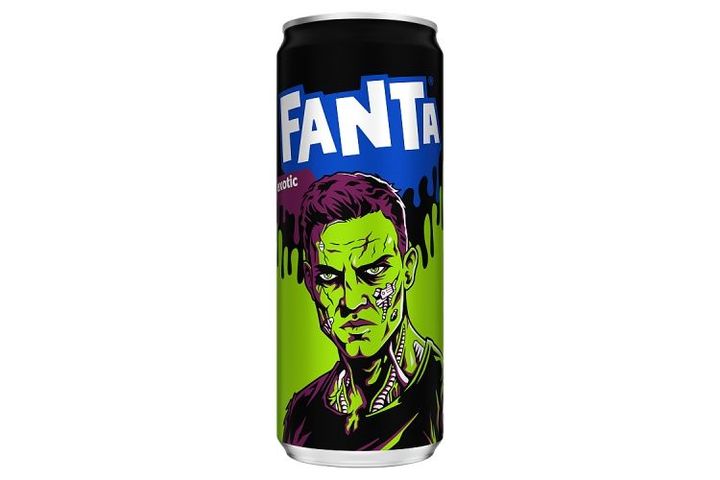 Fanta Exotic Carbonated Tropical Fruit-Flavored Soft Drink 330 ml