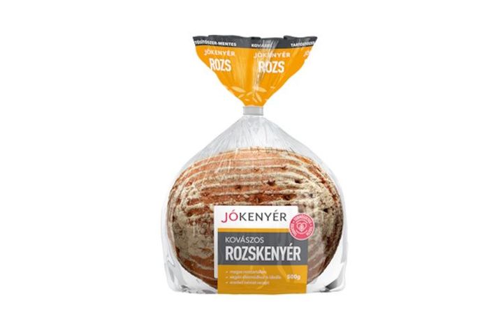 Jókenyér friss kovászos rozskenyér 500 g (szeletelt, csomagolt)