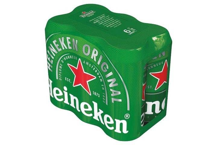 Heineken Lager Beer 5% 6 x 0,5 l