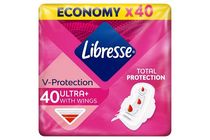 Libresse Ultra+ szárnyas egészségügyi betét 40 db