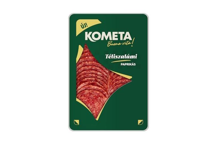 Kometa Ínyenc Sliced Winter Salami with Pepper 70 g