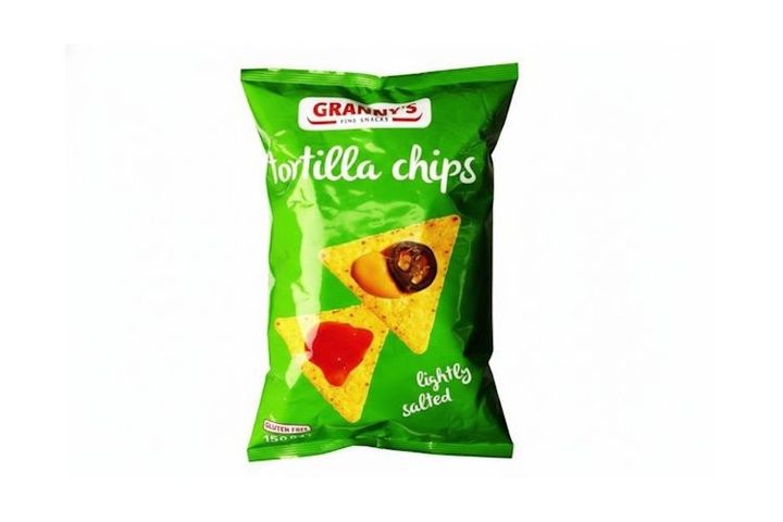 Granny's enyhén sós tortilla chips 150 g
