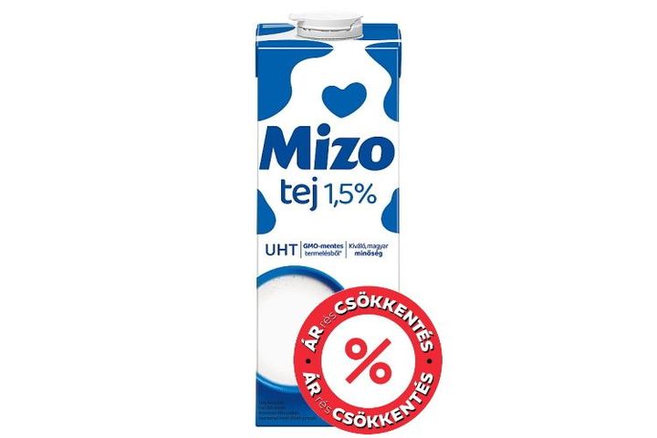 Mizo UHT zsírszegény tej 1,5% 1 l