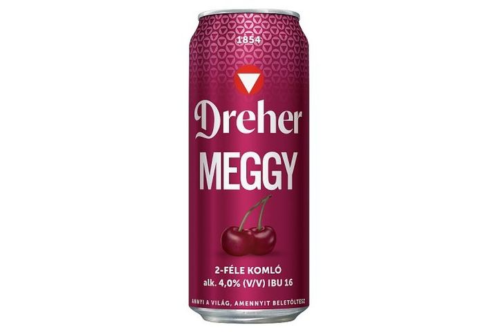 Dreher Cherry Blend of Lager and Cherry Flavoured Drink 4% 0.5 l