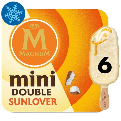 Magnum Mini kókusszal ízesített és mangóval és maracujával ízesített jégkrém 6 x 55 ml (330 ml)