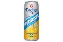 Dreher 24 Hydrate alkoholmentes világos sör és mangó-citrom ízű ital keveréke 0,0% 0,5 l