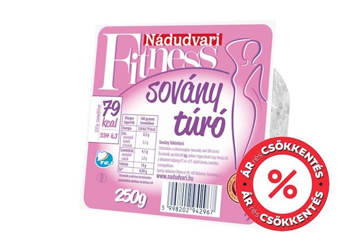 Nádudvari Fitness sovány túró 250 g