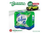 Soproni 0.0% Lime-Mint Non-Alcoholic Beer Drink 6 x 500 ml