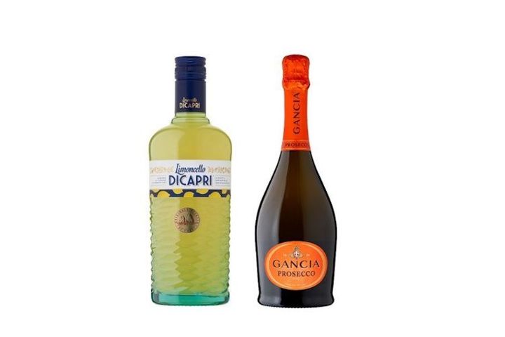 Limoncello spritz