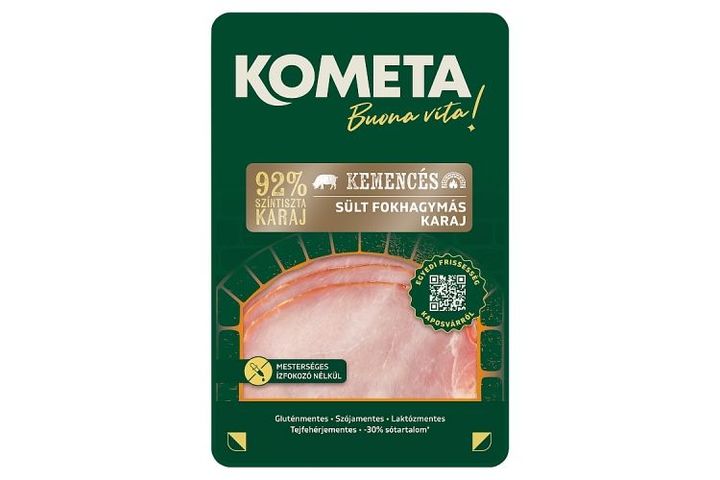 Kometa Kemencés szeletelt sült fokhagymás karaj 90 g