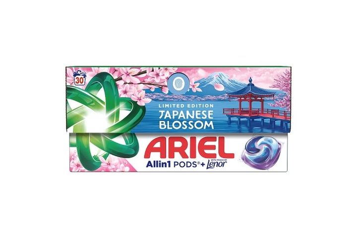 Ariel Allin1 PODS® Mosókapszula 30 Mosáshoz, Japanese Blossom