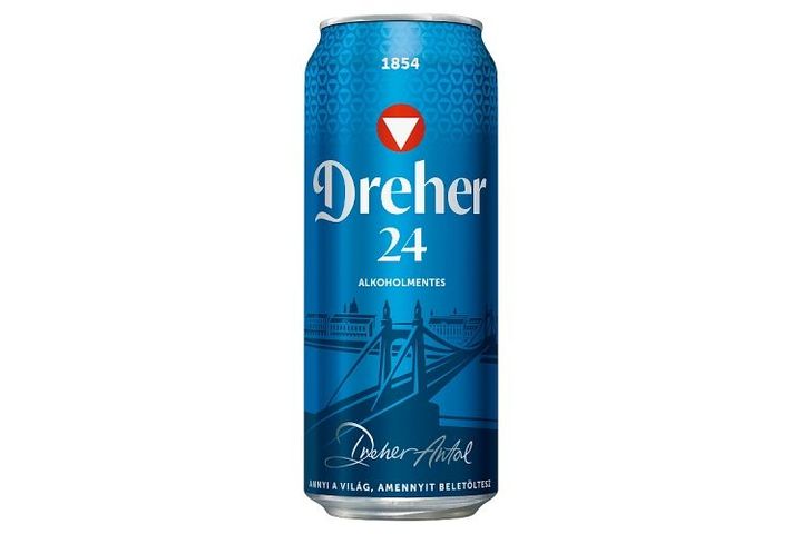 Dreher 24 alkoholmentes világos sör 0,5% 0,5 l