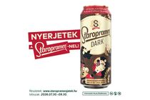 Staropramen Dark minőségi barna sör 4,4% 0,5 l