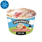 Ben & Jerry's epres sajttorta ízű jégkrém cukrozott eperdarabokkal és kekszrétegekkel 100 ml