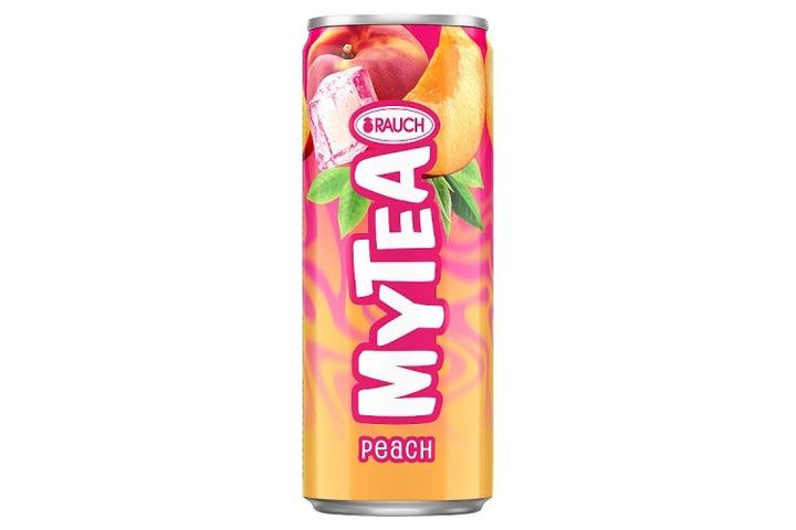 Rauch MyTea Peach ice tea őszibarackos üdítőital fekete teából 330 ml