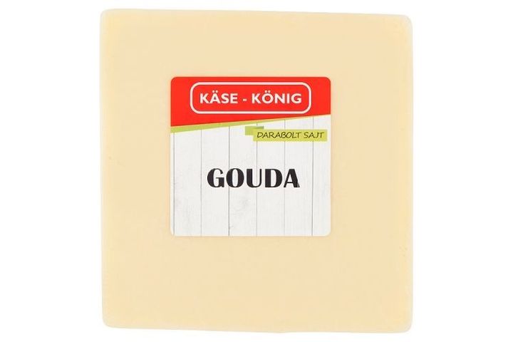 Käse-König zsíros, félkemény darabolt gouda sajt