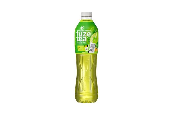 FuzeTea szénsavmentes lime- és mentaízű üdítőital zöld tea kivonattal 1,5 l