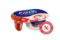 Danone Oikos Édes Kettes élőflórás édesített joghurt eperszósszal 118 g