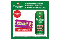 Dreher Gold minőségi világos sör 5% 0,5 l
