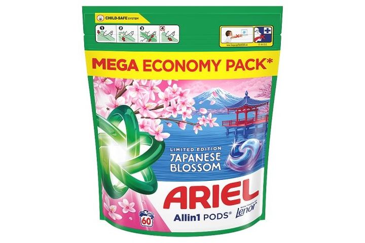Ariel Allin1 PODS® Mosókapszula 60 Mosáshoz, Japanese Blossom