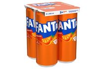 Fanta Carbonated Orange Flavoured Soft Drink 4 x 330 ml