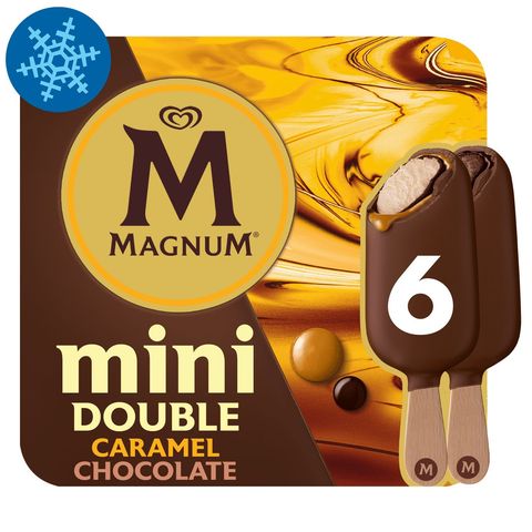 Magnum Mini Double Caramel & Double Chocolate Ice Cream 6 pcs 330 ml