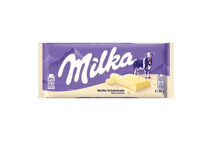 Milka White Chocolate 90 G