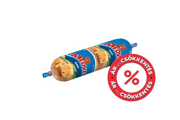 Medve natúr, kenhető, zsíros ömlesztett sajt 100 g