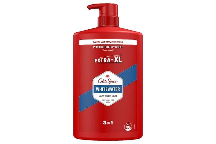 Old Spice Whitewater Férfi 3 az 1-ben Sampon és Tusfürdő, 1000 ml
