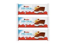 3x Kinder Milk Slice tejes krémmel töltött sütemény 28 g
